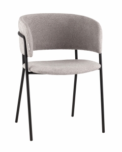 Кресло Stool Group Нэлли New буклированный велюр серый