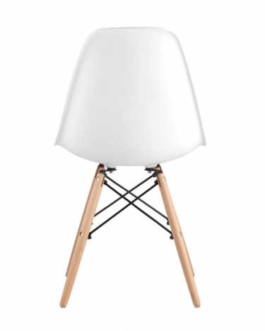 Стул Stool Group Eames Style DSW белый разборный каркас