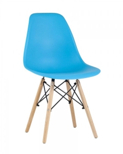 Стул Stool Group Eames Style DSW бирюзовый разборный каркас
