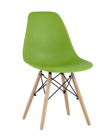 Стул Stool Group Eames Style DSW зеленый разборный каркас