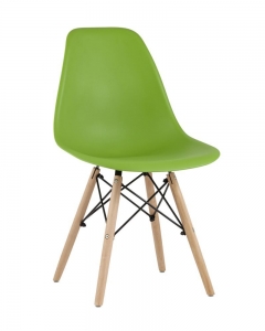 Стул Stool Group Eames Style DSW зеленый разборный каркас