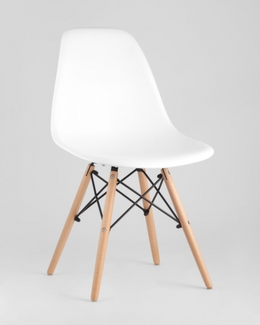 Стул Stool Group Eames Style DSW белый 4 шт. комплект разборный каркас