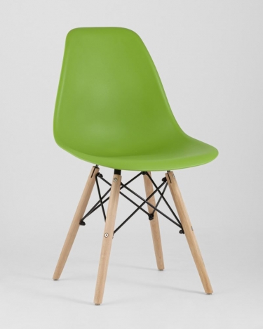 Стул Stool Group Eames Style DSW зеленый 4 шт. комплект разборный каркас