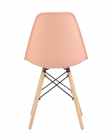 Стул Stool Group Eames Style DSW персиковый разборный каркас