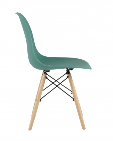 Стул Stool Group Eames Style DSW серо-зеленый разборный каркас