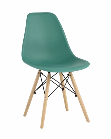 Стул Stool Group Eames Style DSW серо-зеленый разборный каркас
