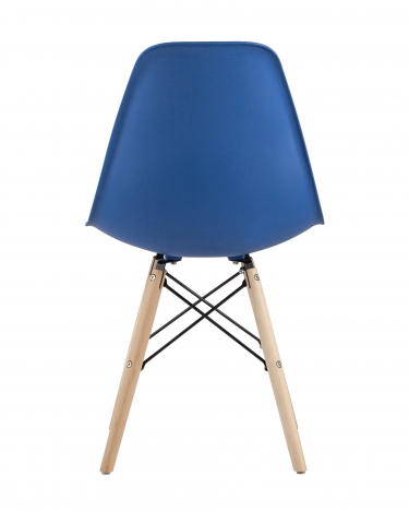 Стул Stool Group Eames Style DSW синий разборный каркас