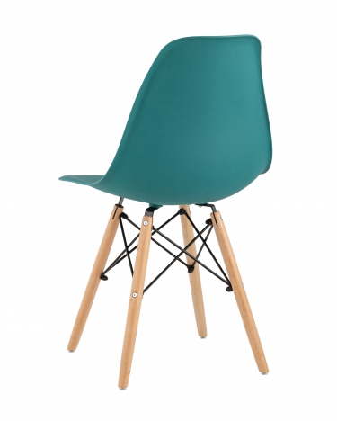 Стул Stool Group Eames Style DSW темно-бирюзовый разборный каркас
