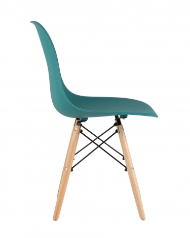 Стул Stool Group Eames Style DSW темно-бирюзовый разборный каркас