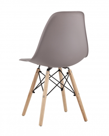 Стул Stool Group Eames Style DSW темно-бежевый разборный каркас