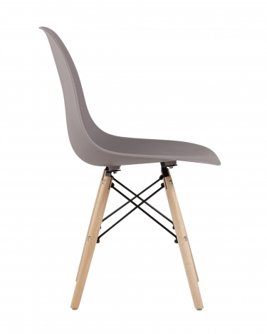 Стул Stool Group Eames Style DSW темно-бежевый разборный каркас
