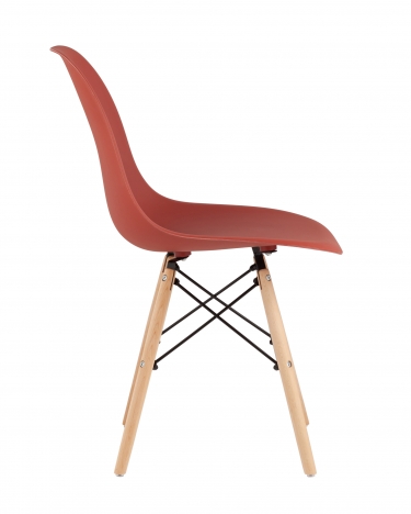 Стул Stool Group Eames Style DSW терракотовый разборный каркас