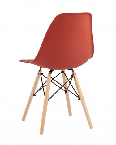 Стул Stool Group Eames Style DSW терракотовый разборный каркас