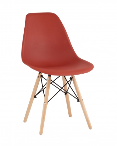 Стул Stool Group Eames Style DSW терракотовый разборный каркас
