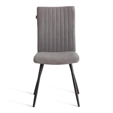 Стул обеденный Tetchair Monte Carlo TREND, велюр, серый/черный, 29, 49х51х93 см