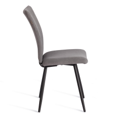 Стул обеденный Tetchair Monte Carlo TREND, велюр, серый/черный, 29, 49х51х93 см