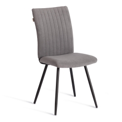 Стул обеденный Tetchair Monte Carlo TREND, велюр, серый/черный, 29, 49х51х93 см
