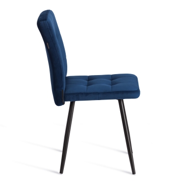 Стул обеденный Tetchair Medeo LT, велюр, Blue синий, 45х56х89 см