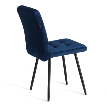 Стул обеденный Tetchair Medeo LT, велюр, Blue синий, 45х56х89 см