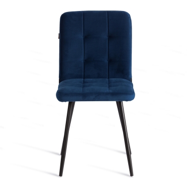 Стул обеденный Tetchair Medeo LT, велюр, Blue синий, 45х56х89 см