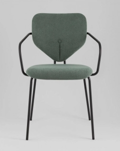 Стул обеденный Stool Group Masey с подлокотниками зеленый