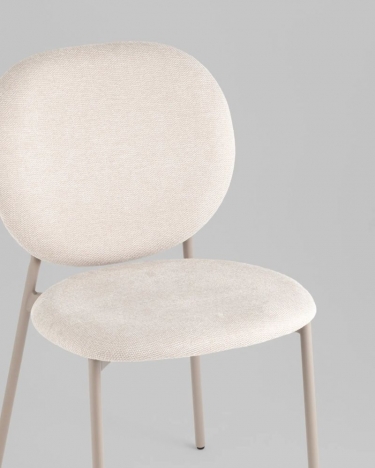 Стул обеденный Stool Group Pip бежевый кремовые ножки NP