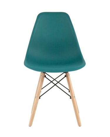 Стул Stool Group Eames Style DSW темно-бирюзовый 4 шт. комплект разборный каркас