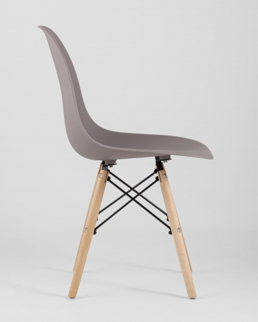 Стул Stool Group Eames Style DSW темно-бежевый 4 шт. комплект разборный каркас