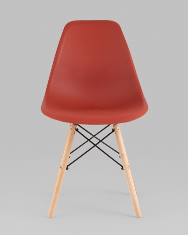 Стул Stool Group Eames Style DSW терракотовый 4 шт. комплект разборный каркас