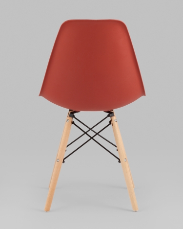Стул Stool Group Eames Style DSW терракотовый 4 шт. комплект разборный каркас