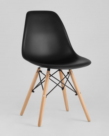 Стул Stool Group Eames Style DSW черный 4 шт. комплект разборный каркас