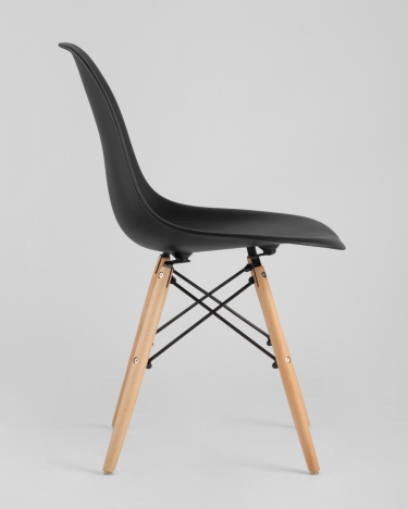 Стул Stool Group Eames Style DSW черный 4 шт. комплект разборный каркас