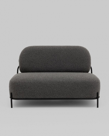 Диван Stool Group Стоун new ткань букле темно-серый