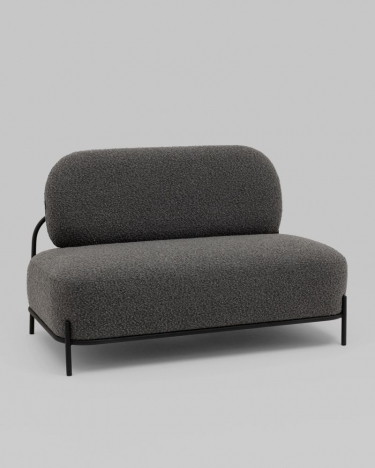 Диван Stool Group Стоун new ткань букле темно-серый