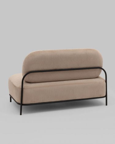 Диван Stool Group Стоун велюр рельефный бежевый