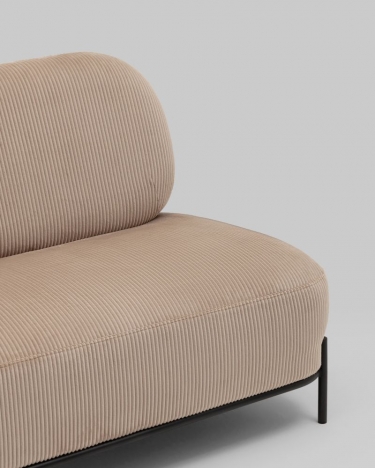 Диван Stool Group Стоун велюр рельефный бежевый