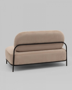 Диван Stool Group Стоун велюр рельефный бежевый