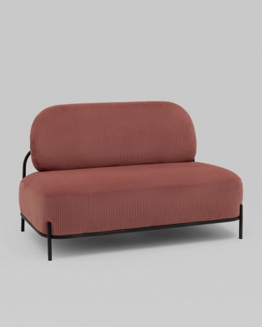 Диван Stool Group Стоун велюр рельефный коралловый