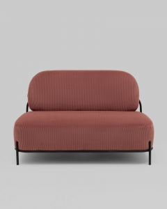 Диван Stool Group Стоун велюр рельефный коралловый
