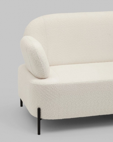 Диван Stool Group Кэнди ткань букле белый