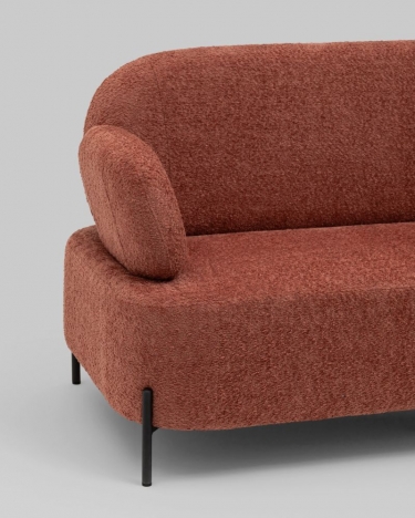 Диван Stool Group Кэнди ткань букле коралловый