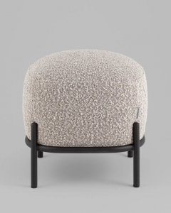 Пуф Stool Group Стоун П ткань букле серо-бежевый