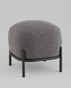 Пуф Stool Group Стоун П ткань букле темно-серый