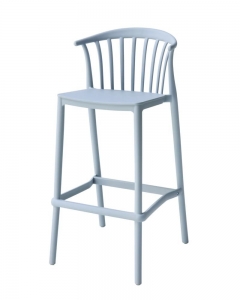 Стул полубарный Stool Group Campo ПБ пластик голубой