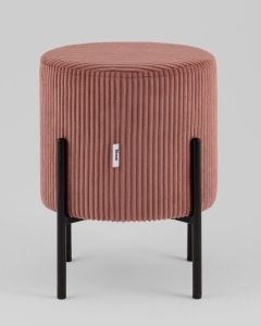 Пуф Stool Group Кейси велюр рельефный коралловый
