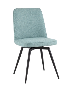 Стул Stool Group Flatt вращающийся светло-зеленый рогожка