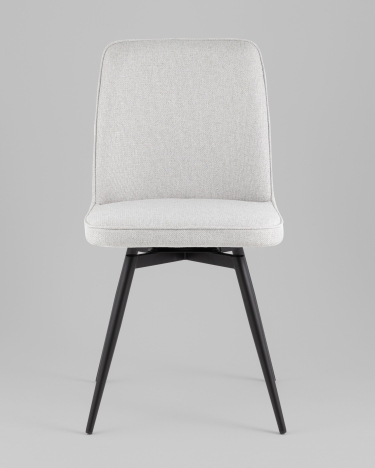 Стул Stool Group Flatt вращающийся серый рогожка