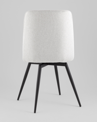 Стул Stool Group Flatt вращающийся серый рогожка