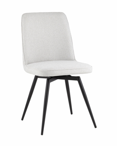 Стул Stool Group Flatt вращающийся серый рогожка