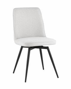 Стул Stool Group Flatt вращающийся серый рогожка